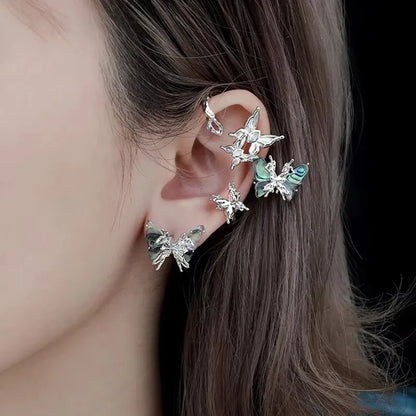 Glam Silver Earrings
