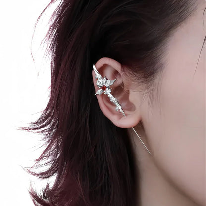 Glam Silver Earrings