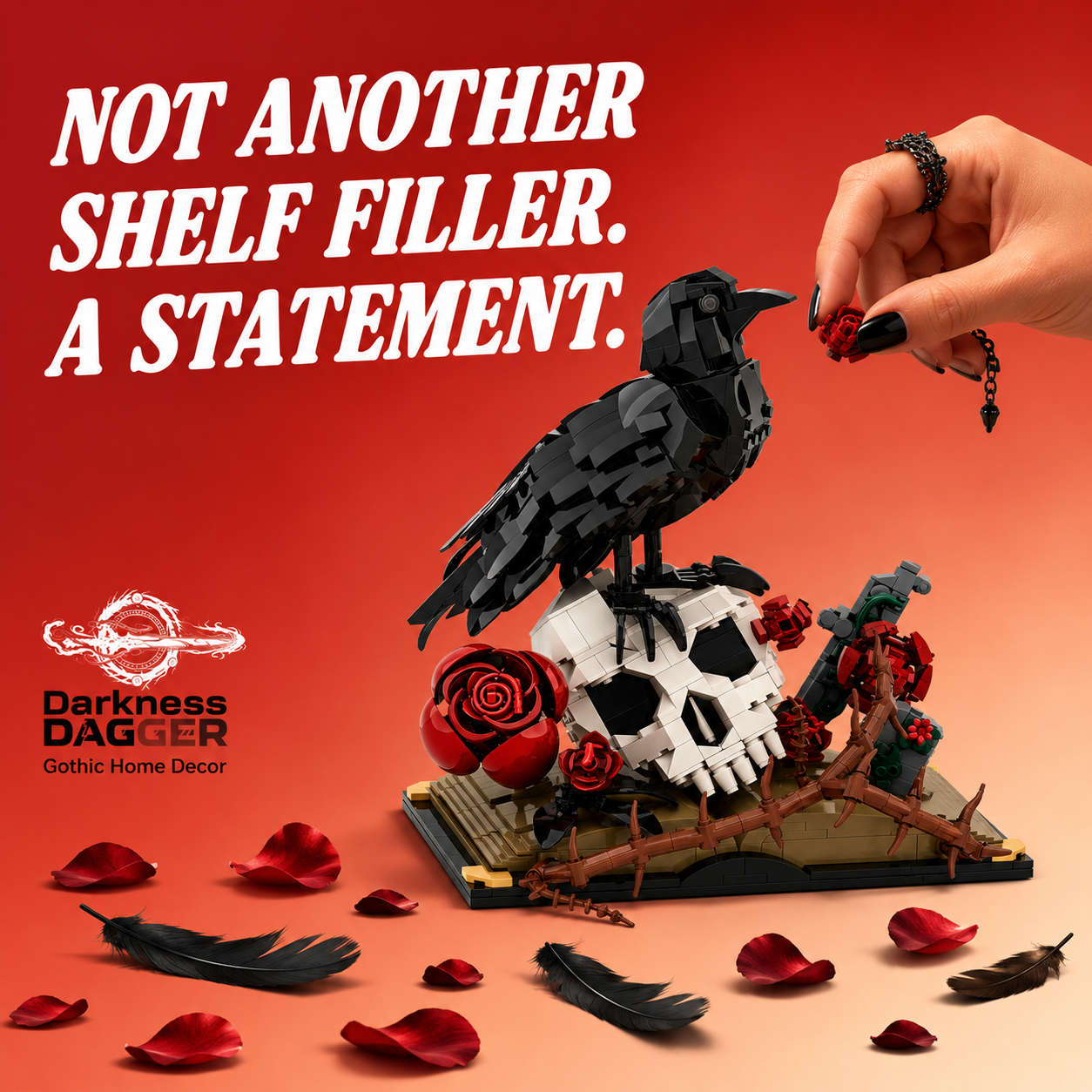 Skull & Raven Set