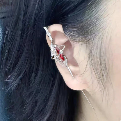 Glam Silver Earrings